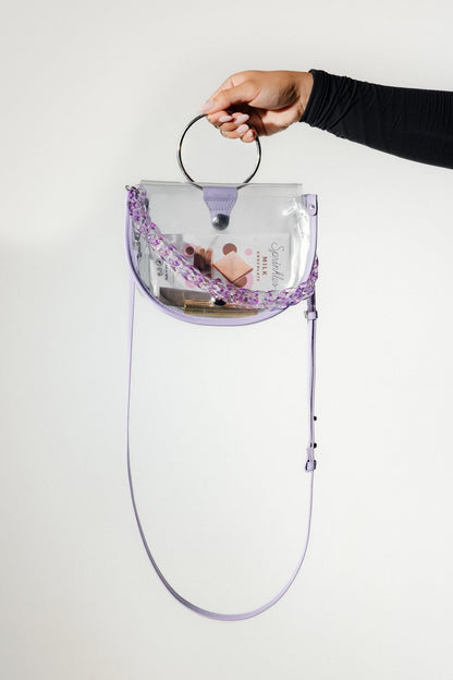 Clear Semi - Circle Crossbody - Margo Paige