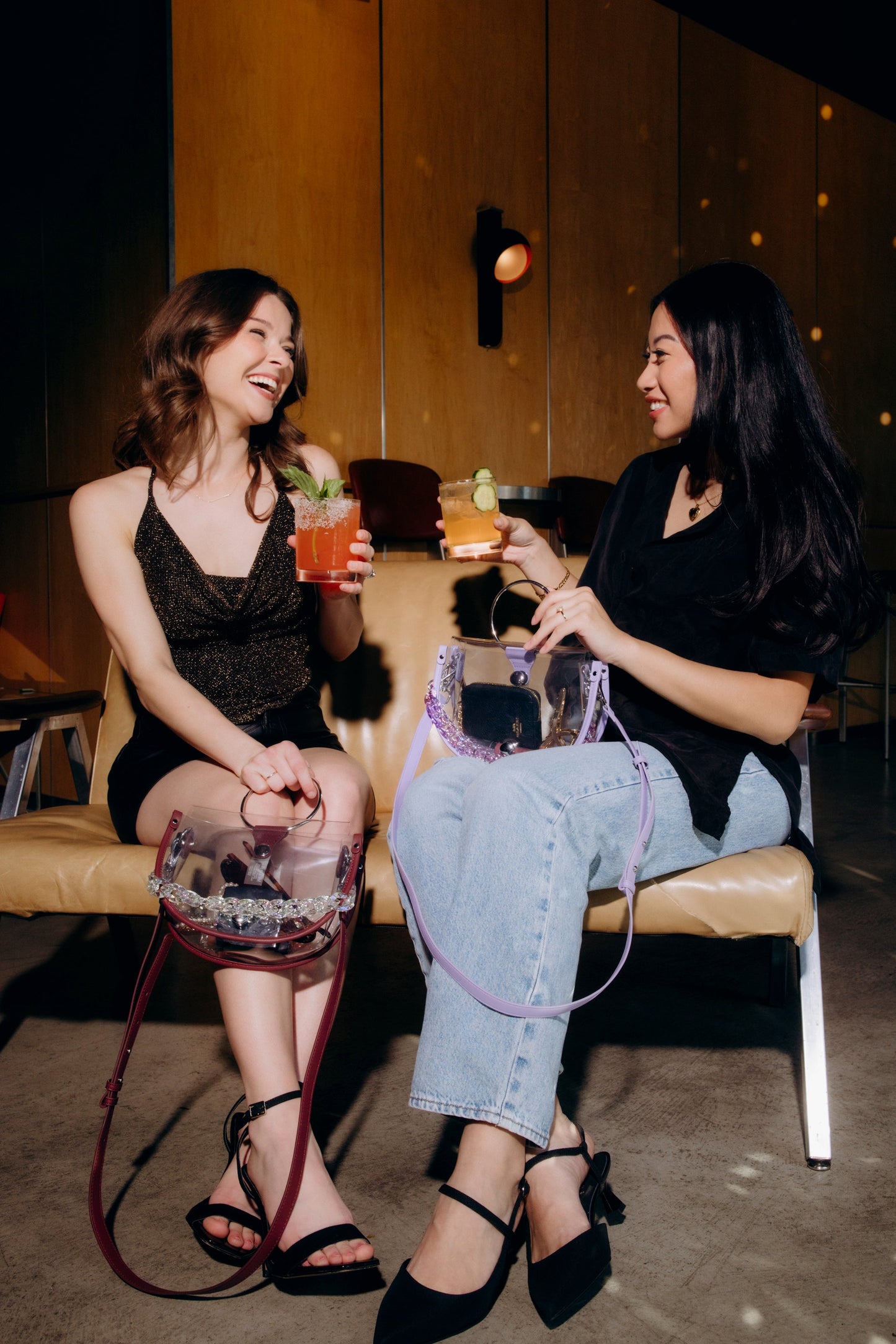 Clear Semi - Circle Crossbody - Margo Paige