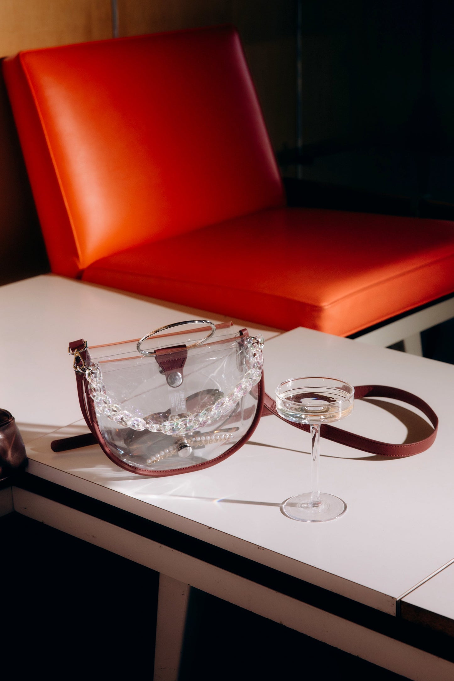 Clear Semi - Circle Crossbody - Margo Paige