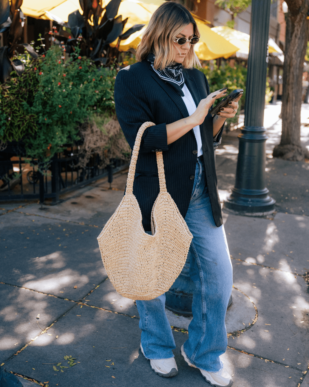 Handwoven Raffia Tote Bag – Stylish & Sustainable – Margo Paige