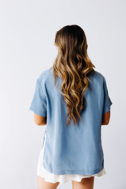 Washable Silk Button Down Shirt - Margo Paige