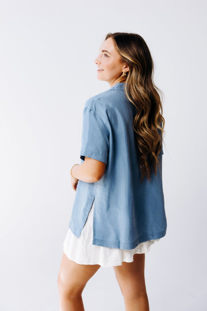 Washable Silk Button Down Shirt - Margo Paige
