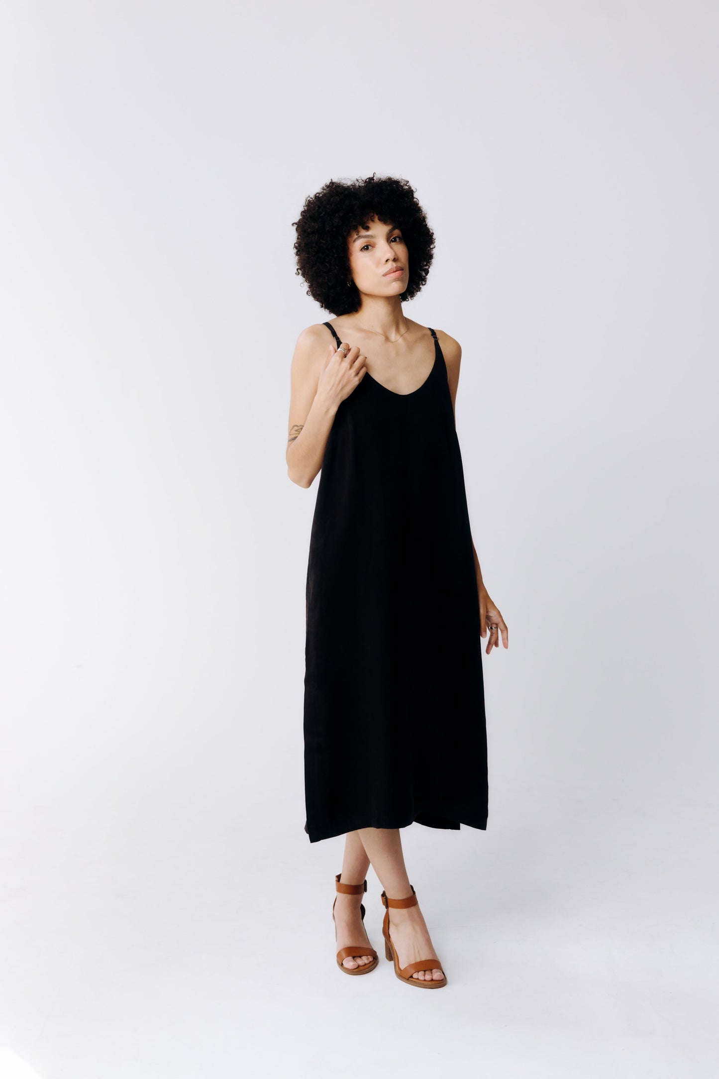 Washable Silk Midi Dress - Margo Paige
