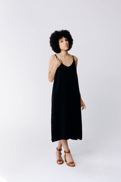 Washable Silk Midi Dress - Margo Paige
