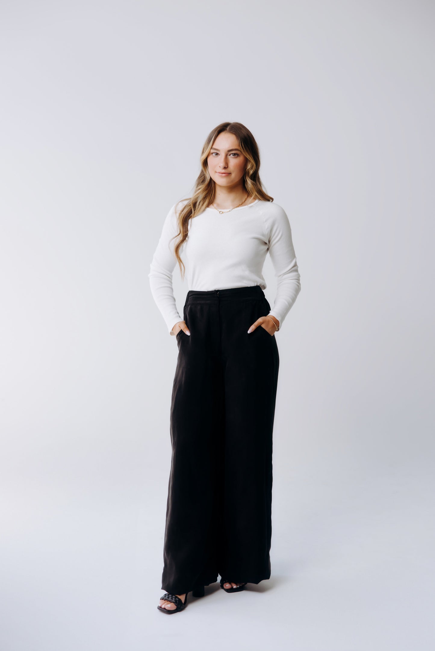 Washable Silk Wide - Leg Pants - Margo Paige